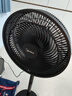 美的（Midea）【超级单品】七叶轻音立式电风扇家用柔风落地扇台式桌面小型风扇大风量节能摇头宿舍电扇 SAF30AB 实拍图