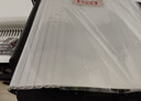 得力（deli）拉杆夹10只装 A4/9mm文件夹抽杆夹学生试卷夹资料册简历产检报告收纳夹 白色PP673 实拍图