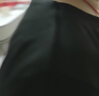 莎妮朵罗大码女装胖妹妹夏装新品胖mm短袖微胖收腰显瘦遮肚子连衣裙17038 黑色 XL建议100-115斤穿着 实拍图