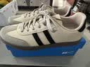 回力（Warrior）男鞋春季透气休闲运动鞋子男士复古板鞋德训阿甘鞋 0053 米黑 44 实拍图