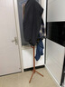 京佳宜实木衣帽架衣架落地挂衣架客厅阳台卧室衣服架三角腿立式挂包架 实拍图