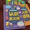 【时光学】识字早教安静书 识字启蒙安静书早教魔术贴益智玩具认字卡片撕撕书 【全套10本】 实拍图