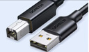 绿联打印机数据连接线 USB2.0AM/BM方口镀金接头高速打印线  通用惠普HP佳能爱普生打印机线3米10351 实拍图