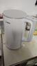 美的（Midea）电水壶热水壶电热水壶304食品级不锈钢无缝内胆双层防烫1.7L大容量1800W智能断电泡茶SHJ1721 实拍图
