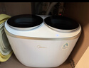 美的（Midea）双子座分区洗衣机 迷你小型全自动脱水内衣裤袜台式波轮双桶 高温煮洗除菌除螨 洗袜子机内裤机 双桶分区洗-MNBB10VH70E 双缸 1kg 实拍图