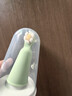 马博士指套牙刷婴儿硅胶手指套牙刷1-3岁宝宝乳牙刷牙齿舌苔清洁器绿色 实拍图