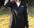 adidas休闲舒适三条纹立领夹克外套男装秋季阿迪达斯官方轻运动   黑色/白（推荐选大一码）   M 实拍图