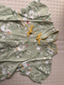 巴厘小猪女童短袖连衣裙夏季薄款小女孩公主裙儿童国风衣服夏 绿底小鸭 80 cm 实拍图