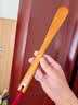 TaTanice 鞋拔子 实木长柄穿鞋器鞋抽送老人送孕妇穿鞋不弯腰直柄提鞋器 实拍图