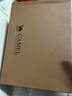 骆驼（CAMEL）老爹鞋女潮酷网布皮面拼接双系带厚底休闲鞋 L24S283079 米白 35 实拍图
