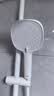 恒洁（HEGII）花洒淋浴套装Y55 琴键置物除垢自洁卫生间花洒套装HMF938-333-WS 实拍图