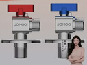 九牧（JOMOO）黄铜球阀全开大流量三角阀燃气热水器水阀加厚球阀套装02106 实拍图