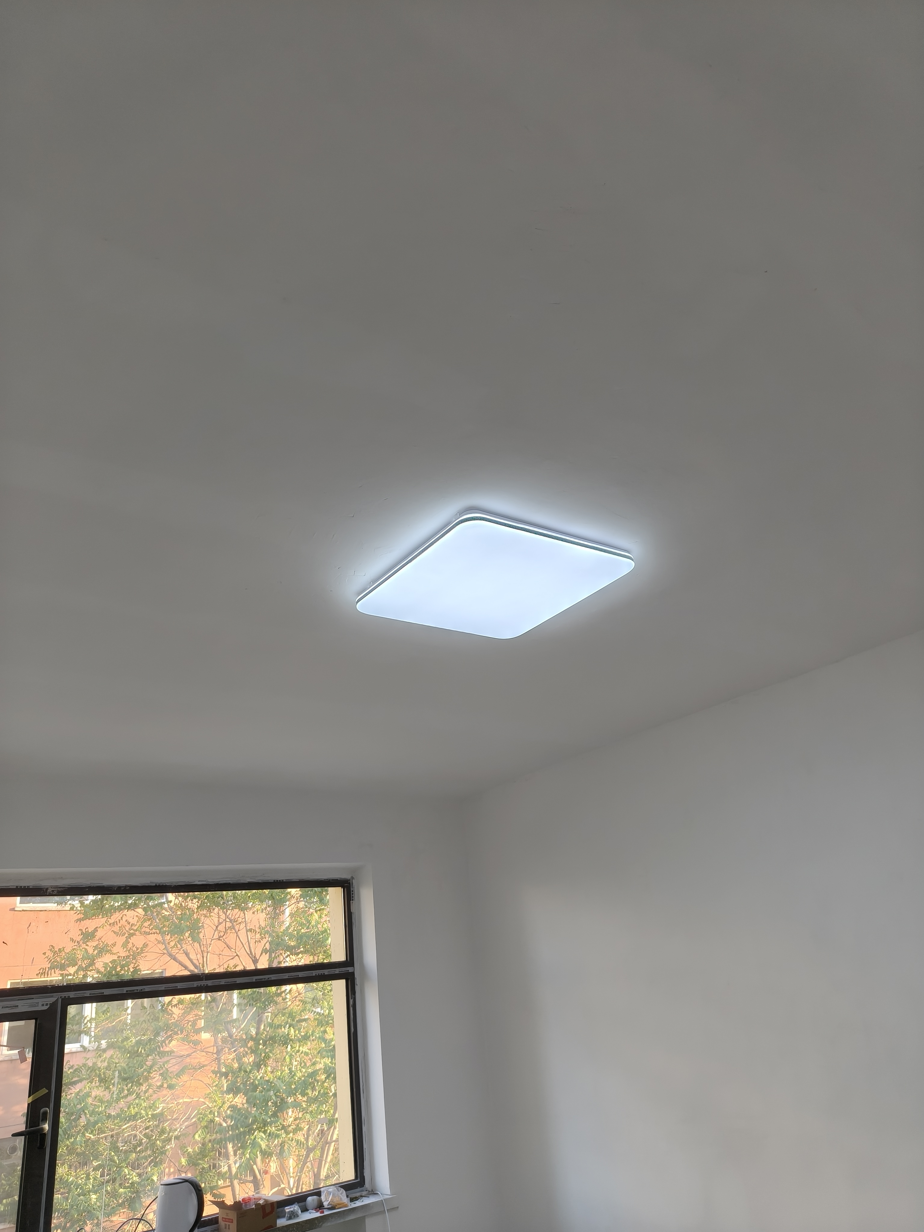 led顾家同款现代简约大气客厅灯卧室餐厅长方形大厅室内吸顶灯具 方40*40cmLED三色变光 实拍图