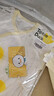 贝瑞加（Babyprints）新生儿连体衣2件装婴儿纯棉内衣薄款四季爬服柔软宝宝哈衣 黄52 实拍图