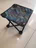 椅子板凳小椅子户外钓椅马扎钓鱼便捷多功能超轻四角凳子马扎 枫叶蓝色【ABC增加承重】 实拍图