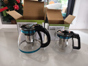 梦庭茶壶加厚玻璃不锈钢过滤泡茶壶大容量 水壶茶具1000ml 实拍图