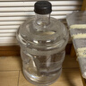 拜杰纯净水桶 食品级PC矿泉水桶透明手提式水桶茶水桶 大容量水桶黑盖7.5L 实拍图