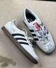 adidas「T头鞋」BARREDA板鞋德训鞋男女阿迪达斯轻运动   灰色/黑色/树脂黄   37 实拍图