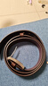 头层派（TOUCENGP）皮带男真皮针扣头层纯牛皮休闲腰带牛仔裤带百搭中青年礼物送男友 深咖啡宽3.8cm 下单备注长度 125cm 推荐体重180-200斤 实拍图