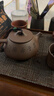 藏壶天下宜兴紫砂壶纯手工刻绘茶壶石瓢壶家用功夫泡茶壶茶具兰趣石瓢壶 兰趣石瓢壶 210ml 实拍图