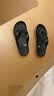 卡骆驰（CROCS）贝雅卡骆班人字拖鞋|205393 黑色/白色-066 41/42(260mm)  实拍图