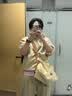 Lee潮牌斜挎包男生休闲百搭大容量简约单肩包女轻便通勤吐司包卡其色 实拍图
