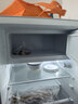 美的（Midea）116L单门小冰箱白色复古双温冷藏冷冻客厅办公室租房宿舍美妆家用办公小型迷你冰箱BCD-116M 实拍图