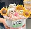 京东鲜花小狗玩偶花束向日葵生日礼物女生送闺蜜女友儿童老婆小众成人礼 实拍图