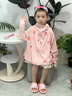 牧萌儿童防晒衣男女童防晒服夏季冰丝凉感宝宝防晒外套披肩 水蜜桃 L 实拍图