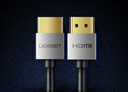 绿联HDMI线4K HDMI数字高清线2.0 3D视频线 笔记本电脑连接电视显示器投影仪 1米 银白色 30476 实拍图