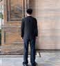 杉杉西服男春秋纯色两粒扣抗皱职业正装西装男士商务简约休闲外套 实拍图