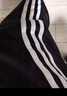阿迪达斯（adidas）长裤男女春季宽松透气直筒裤跑步运动防风休闲裤  黑白 L 实拍图