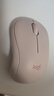 罗技（Logitech）M221轻音鼠标 无线鼠标 办公鼠标 对称鼠标 带无线微型接收器 茱萸粉 实拍图
