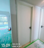 欧派（OUPAI）木门卧室门房间室内门厨房门免漆门定制 肤感质地ENF环保碳晶防潮 9S平板门-PET肤感+木方/石墨+碳晶面板 实拍图