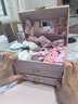 欣格儿童玩具首饰礼盒女孩生日礼物DIY串珠手工饰品公主过家家收纳盒 实拍图