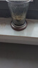 天喜（TIANXI）观山茶水分离杯玻璃高颜值办公室泡茶杯子耐高温过滤喝水茶道杯 【青灰色】玻璃把手-500ml 实拍图