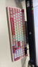 惠普（HP）K500F机械手感键盘 98配列多功能旋钮办公游戏台式电脑笔记本有线 键鼠套餐粉色 实拍图