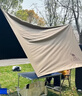 骆驼（CAMEL）黑胶天幕帐篷露营遮挡布简易懒人速搭沙滩遮阳棚2025新款 实拍图