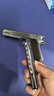 新款高端AQK-1911黄河玩具发射器CS装备手炝快拆空挂玩具收藏模型 【加重精密研磨】0.2g/1000粒 实拍图