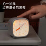 得力迷你夜光指针式闹钟  家庭卧室懒人闹钟学生闹钟 白8857开学开学季新年礼物 实拍图