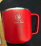 Daisy Leaf 304不锈钢结婚情侣轻奢高颜值抗菌刷牙杯漱口杯牙刷杯牙缸红色 实拍图