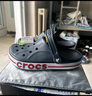 卡骆驰（CROCS）贝雅卡骆班洞洞鞋轻便耐磨一脚蹬休闲鞋女鞋时尚沙滩鞋|205089 深蓝/辣椒红-4CC 41 /42(260mm) 实拍图