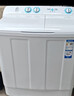 海尔（Haier）半自动双桶双缸洗衣机 12KG大容量  强力去污洗大件 一级能效家电国家补贴以旧换新 XPB120-81D2 实拍图