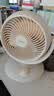 美的（Midea）【小型风扇】轻音台式桌面空气循环扇家用柔风电风扇宿舍办公迷你台扇落地扇空调伴侣 GAF18AD 实拍图