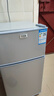 YZR小冰箱家用小型出租屋宿舍双门冷藏冷冻大容量1级节能省电冰箱 139银双门【自动除霜3天1度电】高80cm 实拍图