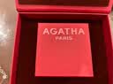 AGATHA/瑷嘉莎 爱心小狗银项链女【520情人节礼物】生日送女朋友高级感 玛瑙红+银色 实拍图