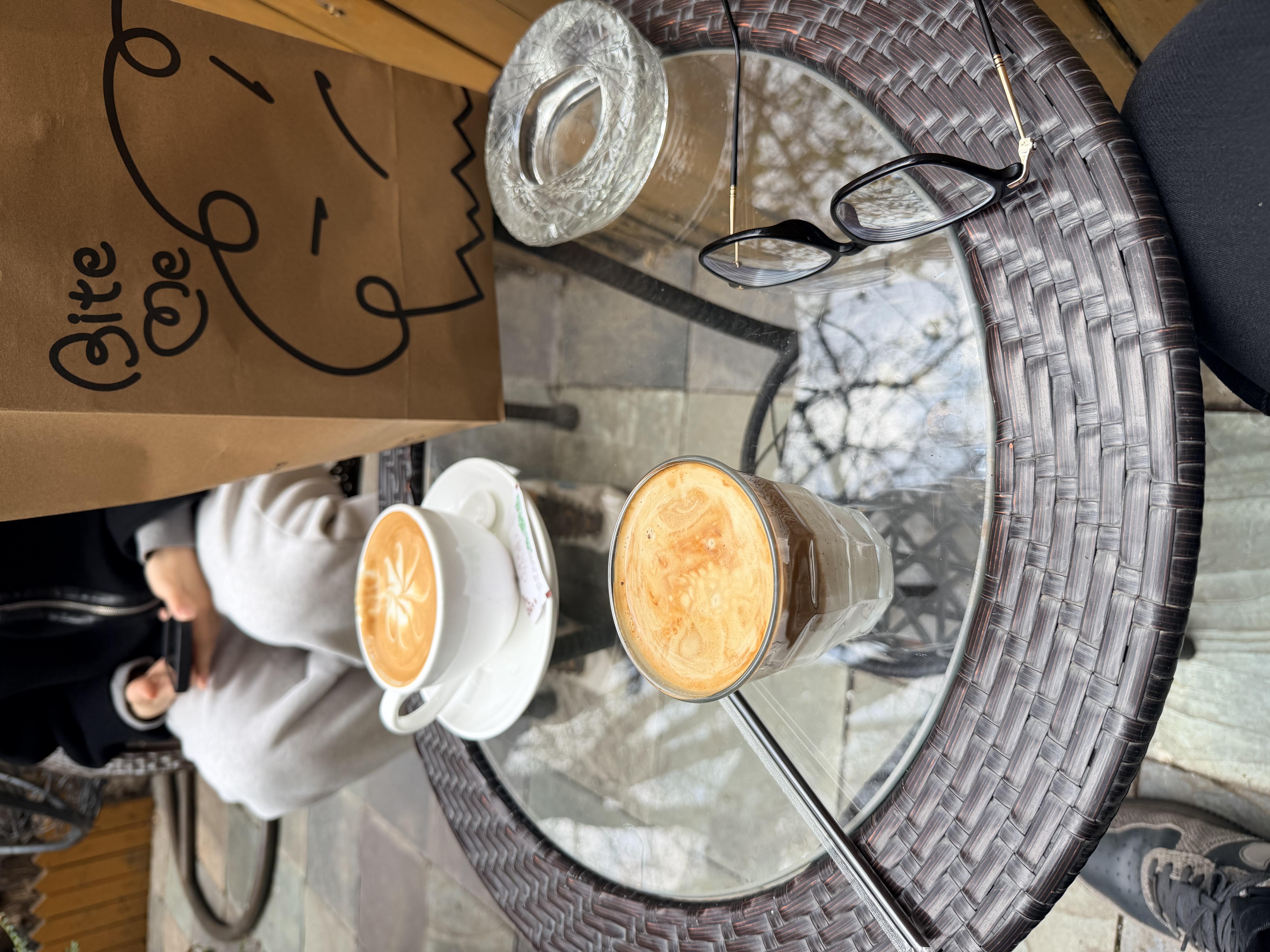 雅集双层家用隔热极简杯耐热防烫加厚玻璃杯透明杯咖啡杯办公大绿茶杯 实拍图