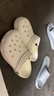 卡骆驰（CROCS）檀健次同款经典洞洞鞋轻便百搭女沙滩鞋包头拖鞋男鞋|10001 白色-100(含智必星) 37 /38(230mm) 实拍图