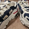 斐乐（FILA） TREK老爹鞋男鞋休闲鞋时尚复古运动鞋跑鞋老爹鞋  白芦笋/浆果蓝-WD 43 实拍图