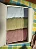 蕉内银皮311S男士内裤纯棉男生10A抗菌精梳棉透气条纹平角短裤礼盒3件 空蓝+浅豆青+烟粉色 3条 4XL 实拍图